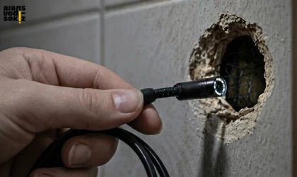Komşusunun banyosunda delik açıp ‘yılan kamera’ yerleştirerek izlemiş.