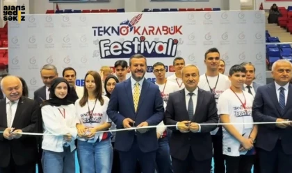 Düzenlenen festivalde 458 öğrenci teknoloji odaklı projelerini sergiledi.