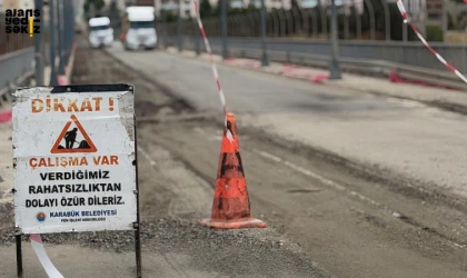 Karabük Belediyesi, köprüde modernizasyon çalışmalarına başladı.
