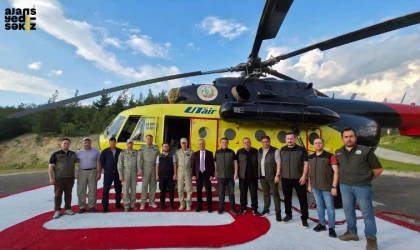 Karabük’e konuşlandırılan yangın helikopteri 15 Ekim’e kadar görev yapacak.