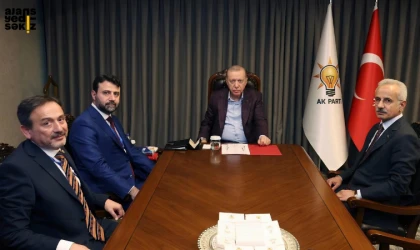 Şahin ve Keskinkılıç, Cumhurbaşkanı Erdoğan'a Karabük'ün taleplerini iletti.