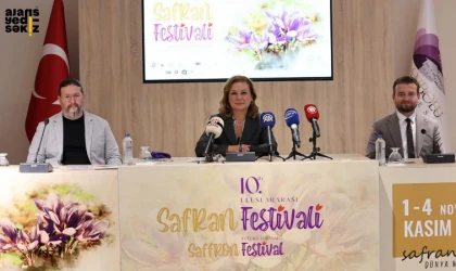 Başkan Elif Köse, 1-4 Kasım'da düzenlenecek 10. Uluslararası Safran Festivali'nin programını açıkladı.