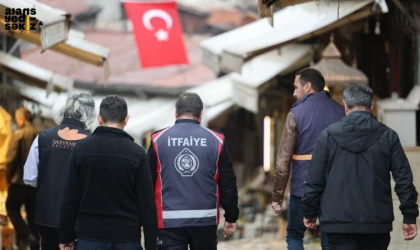 Kuvvetli yağışa karşı 40 personel ve 10 araç riskli bölgelerde konuşlandırıldı.