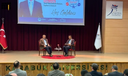 Özkan Çetinkaya, üniversite öğrencileriyle kariyer deneyimlerini paylaştı.