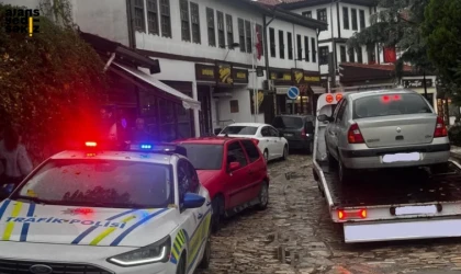 Trafik güvenliğini tehlikeye atan sürücülere idari yaptırım uygulandı.